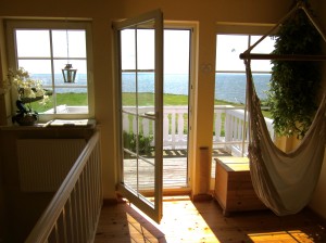 Mein Traumhaus am Meer - Hier:  Unser Balkon mit Blick auf den Greifswalder Bodden