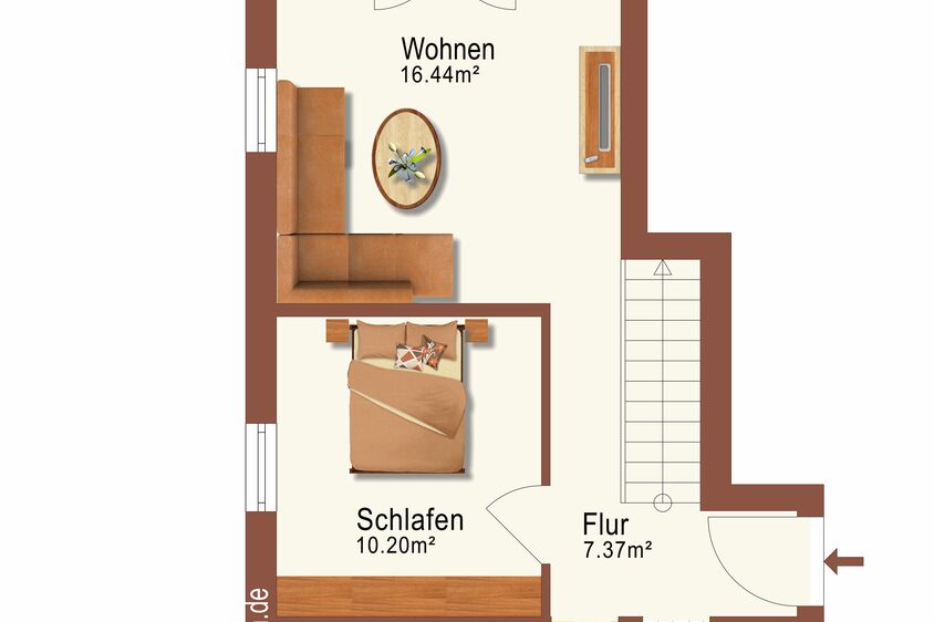 Zweites Obergeschoss