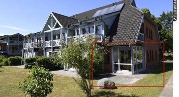 Seedorf: Terrassenwohnung mit Wintergarten und Tiefgarage